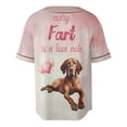 thumbnail image 2 of Every Fart is Love Note Vizsla Guilty Face Happy Valentine's All Over Print 3D Baseball Shirt Vizslas Dog Lover Gifts Idea Softball Sport - 01016, 2 of 6