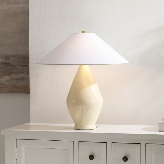 Safavieh Jianna 20" Modern Resin Table Lamp, Beige