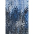 thumbnail image 2 of Addison Rugs Mayfield Washable Transitional Squares Blue Rectangle Rug, 10' x 14', 2 of 6