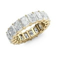 thumbnail image 7 of SOLITAIRE JEWELS 3.00TCW Radiant Moissanite Petite Engagement Band Solid 10K Yellow Gold, 7 of 7