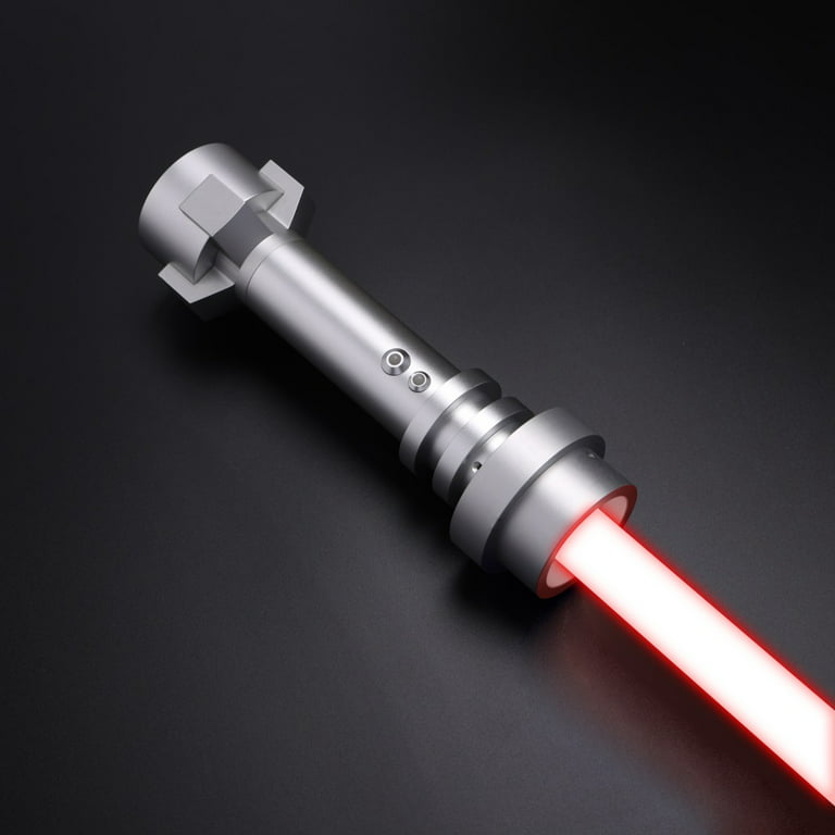 ZiaSabers Lego Custom Lightsaber - Silver Realistic Metal Aluminum Hilt Star Wars Legacy Light Saber RGB LED with 12 Preset Colors and Smooth Swing Sounds - Walmart.com