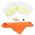 thumbnail image 1 of Violin 4 Piece Set Including Strings,Weaker,Pods,Wipes ,Durable Stainless Steel Strings, Melon Sound, Rubber Mute, Wood Bridge, Cleaning Cloth for Violin, 1 of 7
