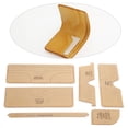 thumbnail image 4 of Stencil Template Set Durable Pattern Leather DIY Hand-Made Template Leather Leather Craft Leather Craft DIY Tool Leather Pattern For Wallet, 4 of 8