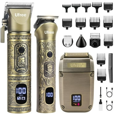 Ufree Beard Trimmer, Hair Clippers Mens Shaver Electric Razor, Hair Trimmer for Men Cordless Barber Clippers and Trimmers Set, Hair Cutting Kit for Men Grooming Gifts C73