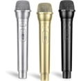 thumbnail image 2 of Accessoire de Microphone Factice, Accessoire Réaliste en Plastique Microphone, Micros Simulant la Pratique du Discours, Accessoire de Micro pour Costume de Karaoké Jeu de Rôle Cosplay de Noël Musique Cadeaux d'Anniversaire, 2 of 5