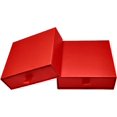 thumbnail image 2 of GymRichy 2 Pack Jewelry Gift Boxes Cardboard Jewelry Boxes, 4 x 4 x 1.4 Inch Small Gift Boxes for Jewelry Earrings Necklaces Handmade Bangles Bracelets (Red), 2 of 6