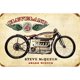 thumbnail image 1 of Chapa Metal Vintage Pintura Hierro Rectangular Pared 30x20cm, 1 of 9