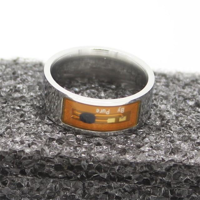Anillo inteligente NFC multifuncional resistente al agua, anillo digital inteligente para