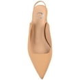 thumbnail image 5 of Journee Womens Paulina Kitten Heel Sling Back Pointed Toe Pumps, Widths Available, 5 of 9