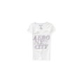 thumbnail image 1 of Camiseta adornada con cuello en V Aeropostale Ny City para mujer blanca grande, 1 of 1