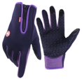 thumbnail image 1 of Guantes de esquí con cremallera y forro polar para pantalla táctil, para otoño e invierno, cálidos, con forro polar, resistentes al frío, impermeables, para exteriores, para hombres y mujeres, 1 of 4