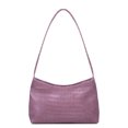 thumbnail image 2 of Bolsa de hombro de mujer con patrón de cocodrilo de mano de noche de cuero sólido Likrtyny Para Estrenar, 2 of 9