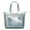 Sky-blue-1, variant on Symmetrical Nordic Style Travel Tote, Large Capacity Lightweight Bag with Secure Zipper, Artistic for Women Travelers