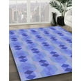 thumbnail image 2 of Ahgly Company Indoor Rectangle Patterned Denim Blue Area Rugs, 5' x 8', 2 of 6