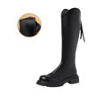 thumbnail image 5 of Round Toe nee High Boots (5, Black), 5 of 6