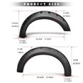 thumbnail image 2 of For F150 Mark LT Black Fender Flares Wheel Protector Pocket Rivet Style, 2 of 8