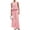 pink, variant on Gingham Two Piece Set Women Ruffle Summer Peplum Plaid Tank Tops and Wide Leg Pants Matching Lounge Sets for Daily Wear Beach