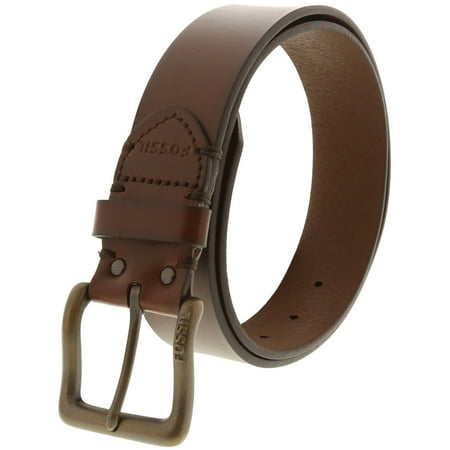 38 Inch Belt - Fossil Men's Dark Brown Artie Belt Apparel - 38 Inches