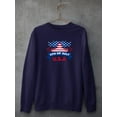 thumbnail image 3 of U.S.A 4Th Of July Sweatshirt Men -Image by Shutterstock, Male Medium, 3 of 4
