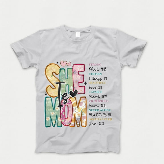 She is Mom T-shirt, Retro Mother Shirt, Blessed Mom Tshirt, Mother's Day Gifts, Gift for Mom, Mother Day Tee Top