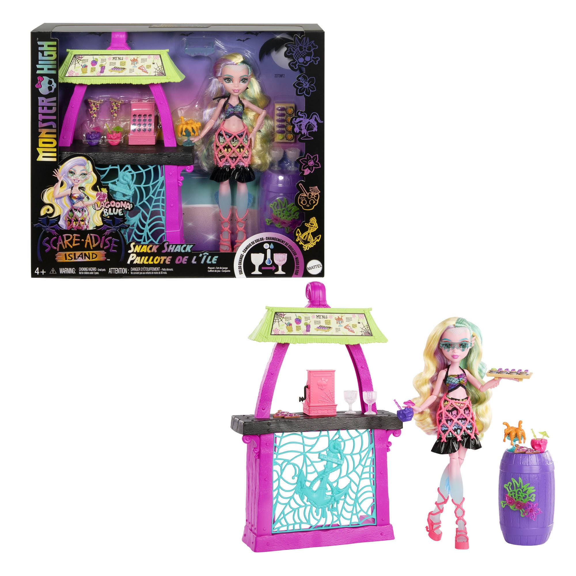 Monster High Potions Mini Dolls, Surprise Character Figures with Water Reveal (Characters May Vary)