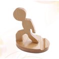 thumbnail image 4 of unbranded Soporte De Teléfono Móvil De Madera Beige Con Para Ver Videos Y, 4 of 6
