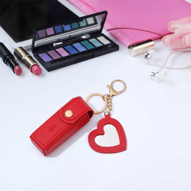 RKSTN Boîte de Rangement pour Rouge à Lèvres avec Miroir Porte-Monnaie Porte-Clés Mini Sac de Rangement pour Rouge à Lèvres Gadgets de Cuisine