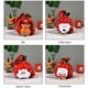 thumbnail image 2 of Bolsas de regalo navideñas con cordón, bolsas de dulces navideñas, mochila de saco de santa para fiestas navideñas, 4 unidades, bolsas de manzana para niños, colegas, F Feliz Sencillez, 2 of 5