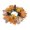 B, variant on Fall Maple Leaves Wreath Halloween Door Decoration For Thanksgiving Christmas Home Indoor Outdoor