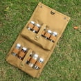 thumbnail image 5 of Portable Spice Bag with 10 Spice Jars Canvas Seasoning Storage Bag Organizer Seasoning Bottle Holder with Condiment Bottle Set for Outdoor Camping BBQ Picnic, 5 of 9