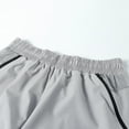 thumbnail image 6 of 2-In-1 Men Running Shorts with Zipper Pockets Quick  Exercise Shorts for Training Gym Workout, 6 of 7