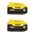 thumbnail image 2 of DEWALT 20V MAX 5.0Ah Lithium-Ion Battery Pack 2-Pack (DCB205-2) – Extended Runtime, Lightweight Design, LED Fuel Gauge, 2 of 5