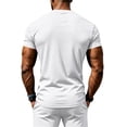 thumbnail image 6 of Ulitacool Men T Shirt Summer Athletic Stretch Breathable Fitness Short Sleeve Tee With Functional Design Classic Clothes White, 6 of 7