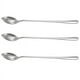 thumbnail image 1 of 3 Pieza Cuchara de Café de Té de Acero Inoxidable de Manejar Cuchara de Helado de CóCtel Cucharas Cubiertos Cabeza Puntiaguda, 1 of 5