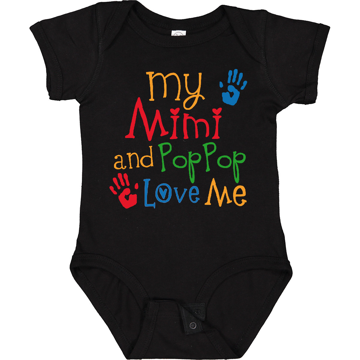 Inktastic Mimi and Poppop Love Me Boys or Girls Baby Bodysuit