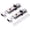 4Inch(100mm), variant on Spring Latch Stainless Steel Door Bolt, Key Release Sliding Door Lock with Screws,2 Pack,3inch/75mm