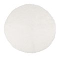 thumbnail image 2 of Tapis Rond en Peluche, Facile à Nettoyer Tapis Rond en Peluche Blanc pour Salon, 2 of 8