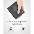 thumbnail image 6 of Small RFID Wallets For Women - Leather Slim Compact Trifold Womens Wallet Credit Card Holder Mini Coin Pouch Gifts For Women, 6 of 6