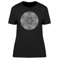 thumbnail image 1 of Snowflake Mandala T-Shirt Women -Image by Shutterstock, Female Medium, 1 of 2