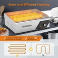 thumbnail image 2 of Ktaxon 22" Electric Griddle, 1600W Stainless Steel Flat & Stripe Top Grill, 2 of 8