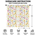 thumbnail image 2 of Blackout Kids Curtains,Yellow Pink Lemon Fruit Leaves White Pattern Childrens Insulated Curtains Set Of 2,Bedroom Essentials,Toddler Room Decor 42"x84", 2 of 5