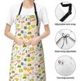 thumbnail image 4 of Kdxio Medical Icons Apron with Pockets Adjustable Kitchen Aprons for Men Women Waterproof Aprons for Cooking,Drawing,Crafting, Baking Household Cleaning, 4 of 8
