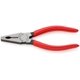 thumbnail image 1 of KNIPEX 03 01 140 Pinza universal recubierto de plástico acabado pavonado 140 mm, 1 of 1