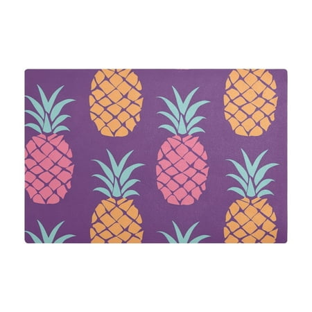 

Dish Drying Mat Microfiber Kitchen Dish Pad Counter Absorbent Drainer Rack 12 x18 Pineapple Silhouette