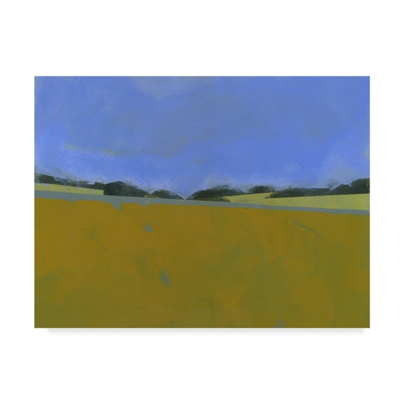 Trademark Fine Art 'Distant Flax' Canvas Art by Paul Bailey