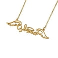 thumbnail image 1 of Personalized Name Necklace for Women Angel Wing Pendant Gold ,Silver and Rose Gold, 1 of 3