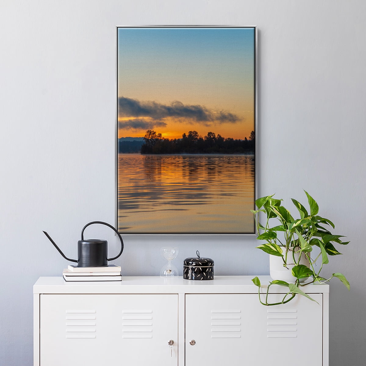 Molten Gold Framed Premium Gallery Wrapped Canvas - Ready to Hang
