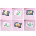 thumbnail image 4 of Paquete de 24 tarjetas de Navidad de acuarela tarjeta de felicitación de vacaciones con sobres Stikers, 4 of 4