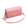 thumbnail image 1 of Bolso de hombro pequeño con gran capacidad para teléfono y artículos esenciales Bolso de mano rosa funcional para mujer, 1 of 8