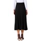 thumbnail image 3 of Faldas midi de punto de cintura alta en línea A vintage casual para mujer S negras, 3 of 5